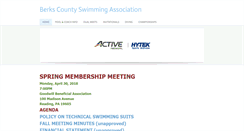 Desktop Screenshot of berkscountyswimming.com